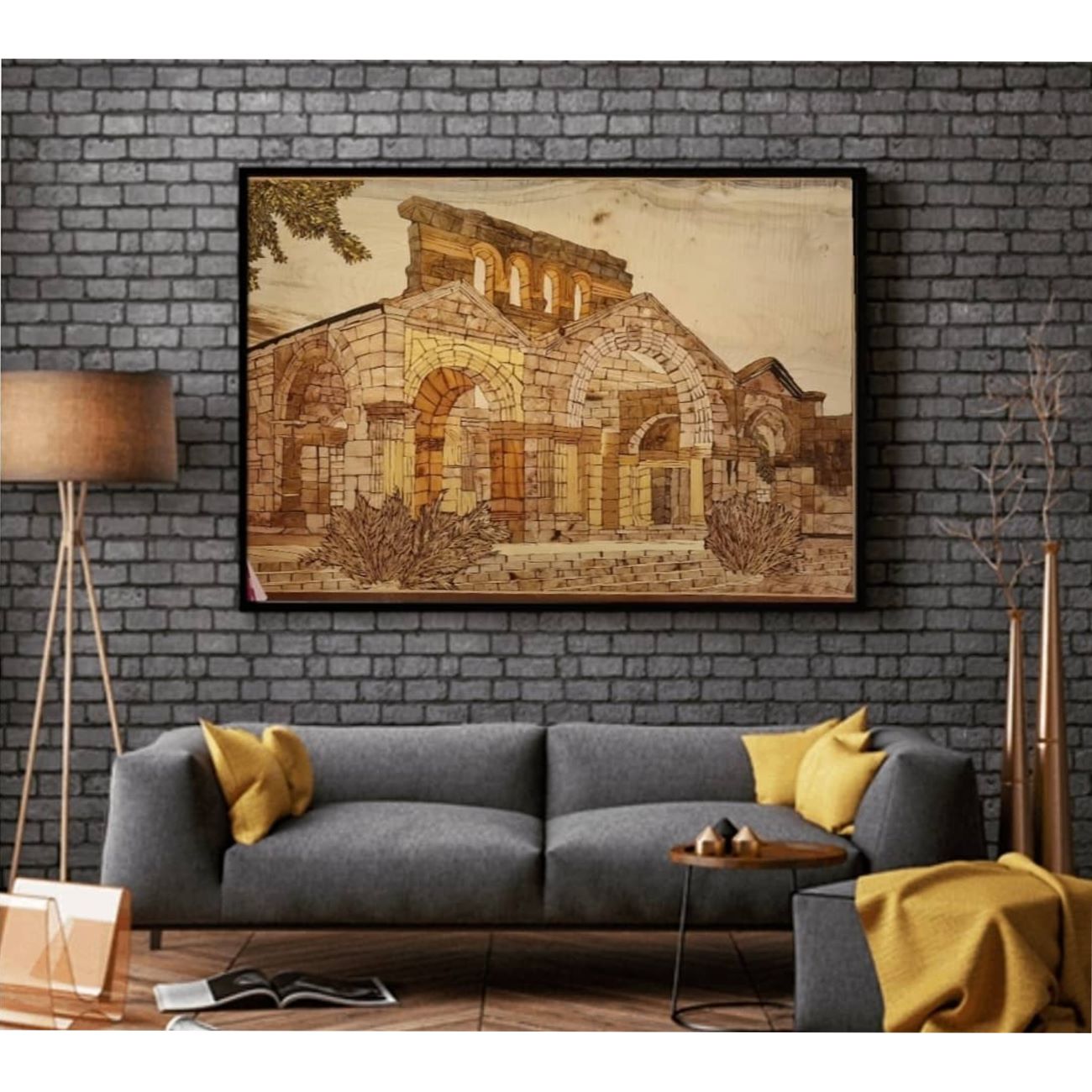 手工木质镶嵌壁板——惊艳的教堂设计