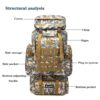 Thumbnail 7: 登山背包 – 轻便、防水迷彩图案，80L 容量
