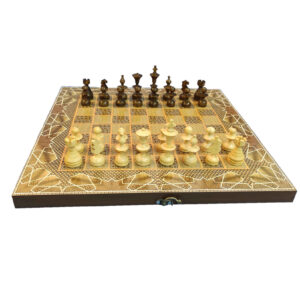 Khatamkari 镶嵌棋盘 – 提升棋艺体验的精美工艺