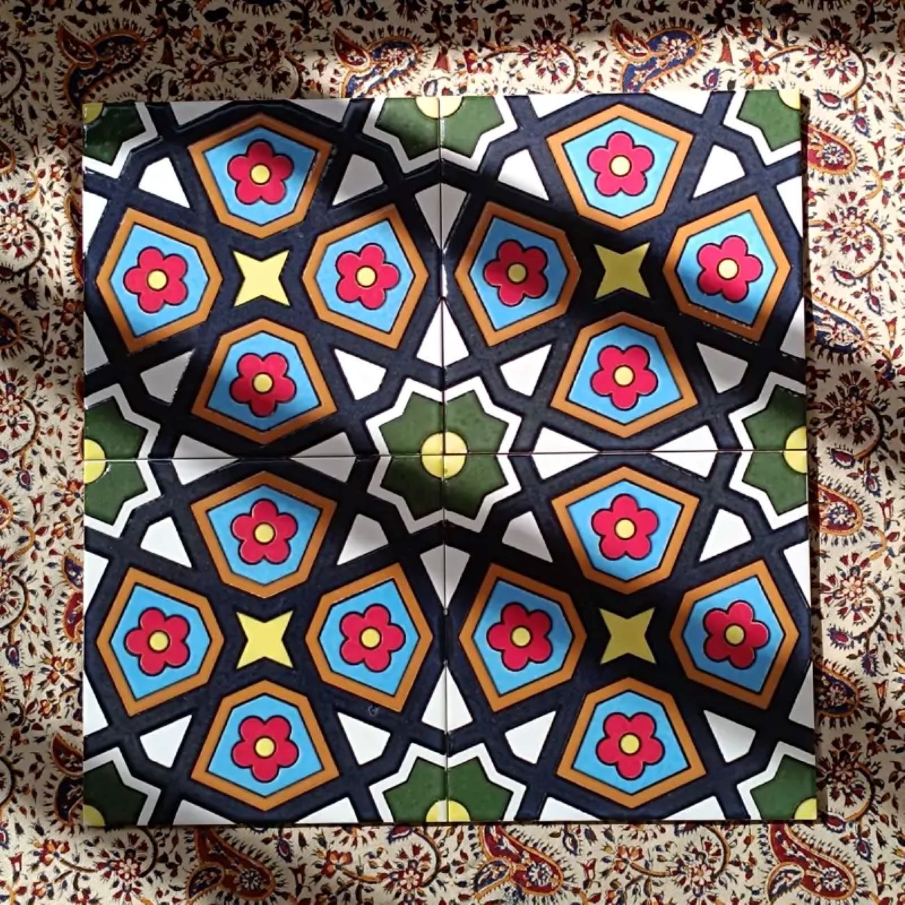 Main image of 波斯瓷砖 – 墙面与地面瓷砖快速简便安装 25 片