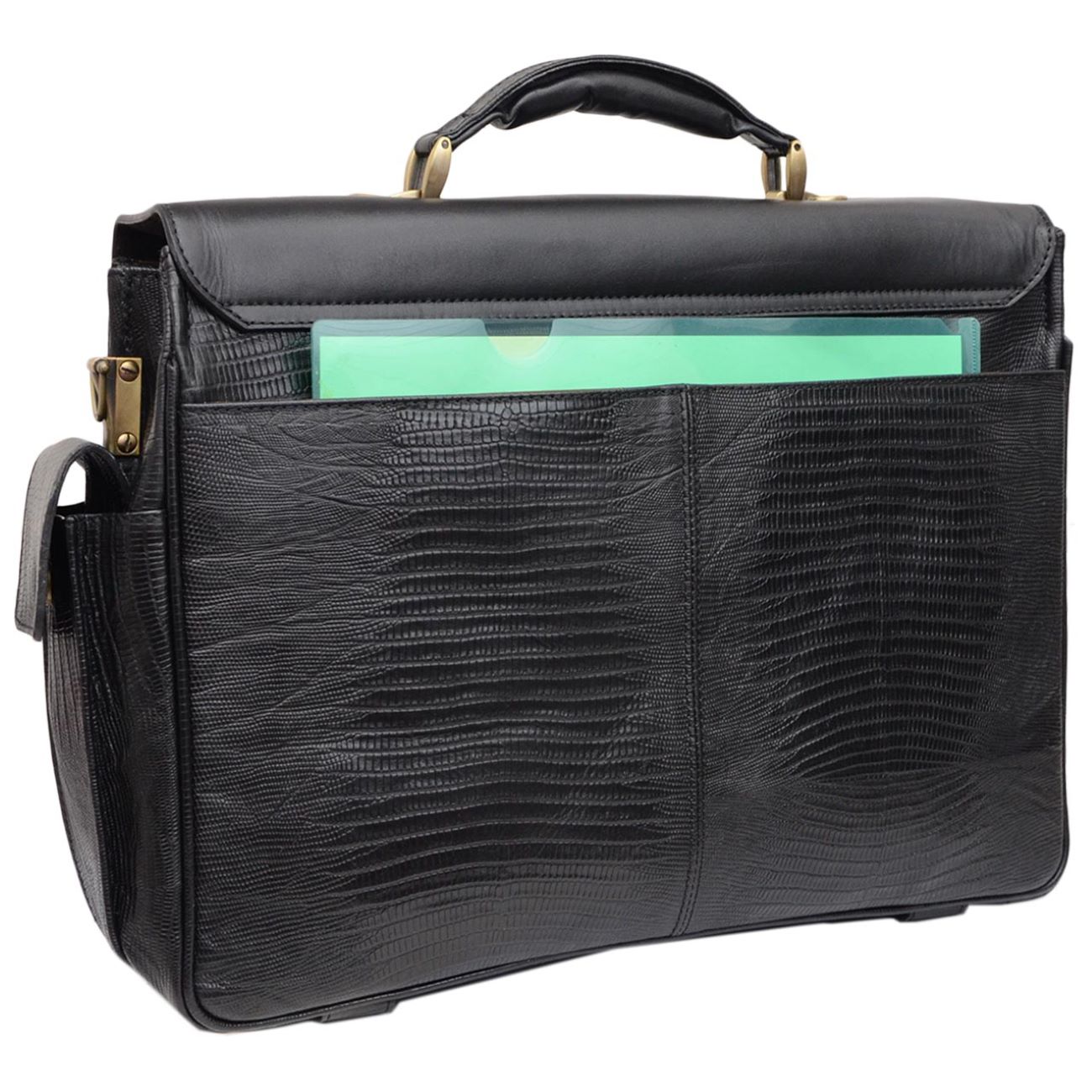 高级真皮邮差包 – 时尚且耐用