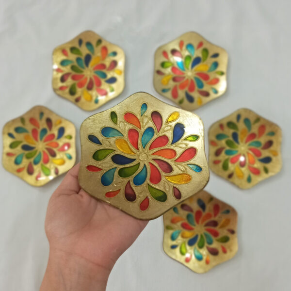 Vitarail 七辛桌套装 —— 水滴图案设计（6 件套）