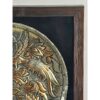 Thumbnail 4: 黄铜壁框雕刻鸟与花卉和谐——优雅手工艺品