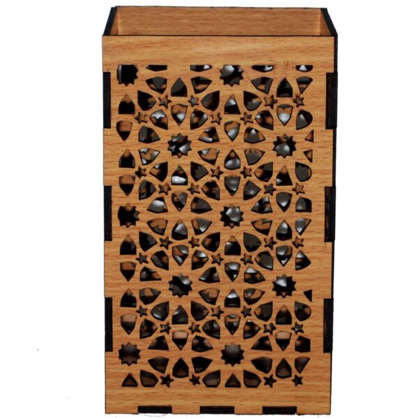 木质烛台 – 营造温暖乡村氛围