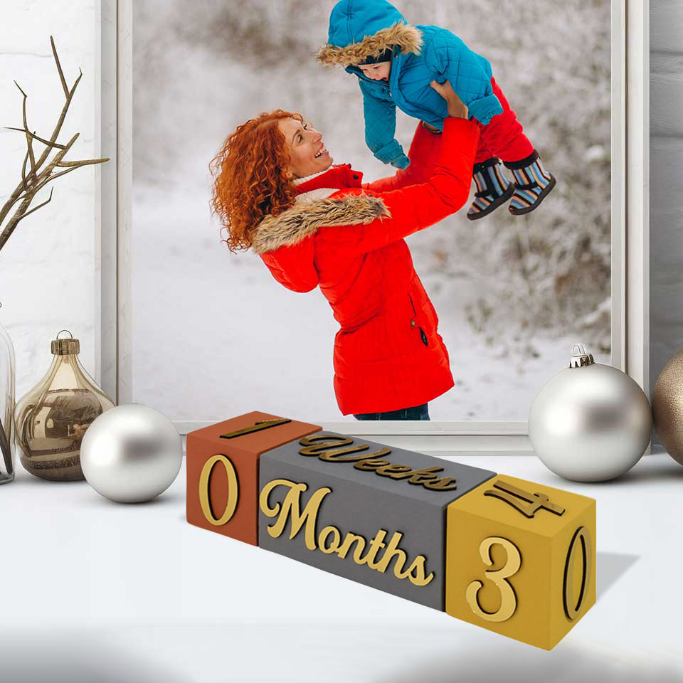 木质立方体桌面日历 – 环保美观的办公饰品