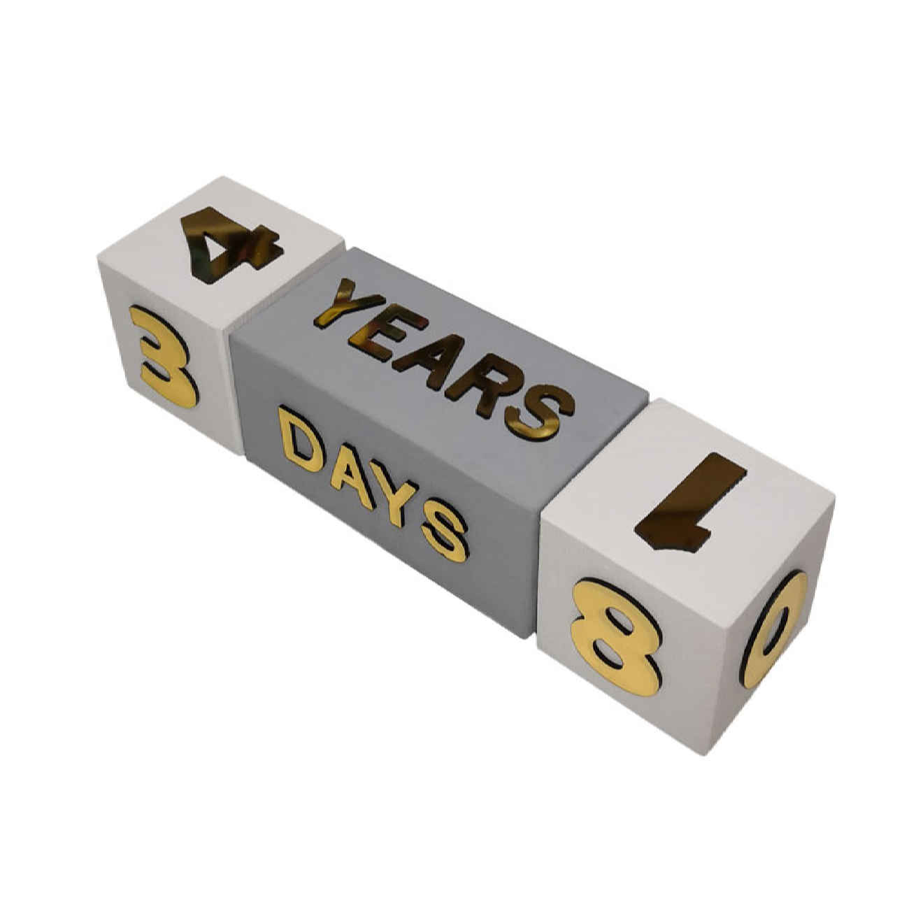 木质立方体桌面日历 – 极简耐用的桌面搭配