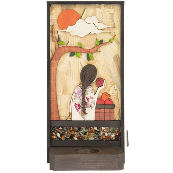 木质墙烛台 – 优雅家居墙面装饰