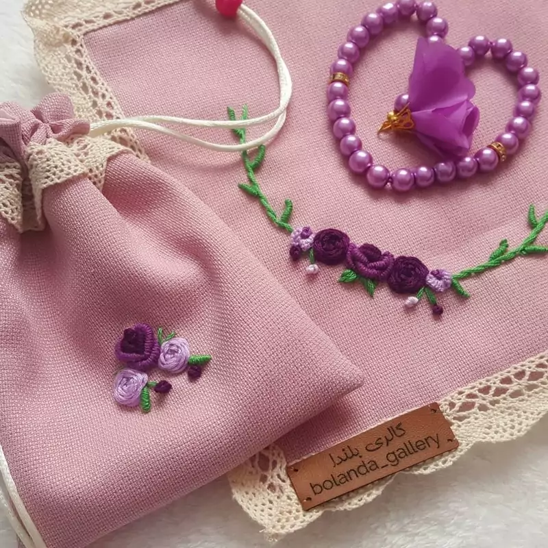 精美刺绣祈祷地毯套装 – 含土尔巴与祈祷念珠