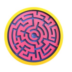 儿童木质迷宫拼图 – 圆形设计