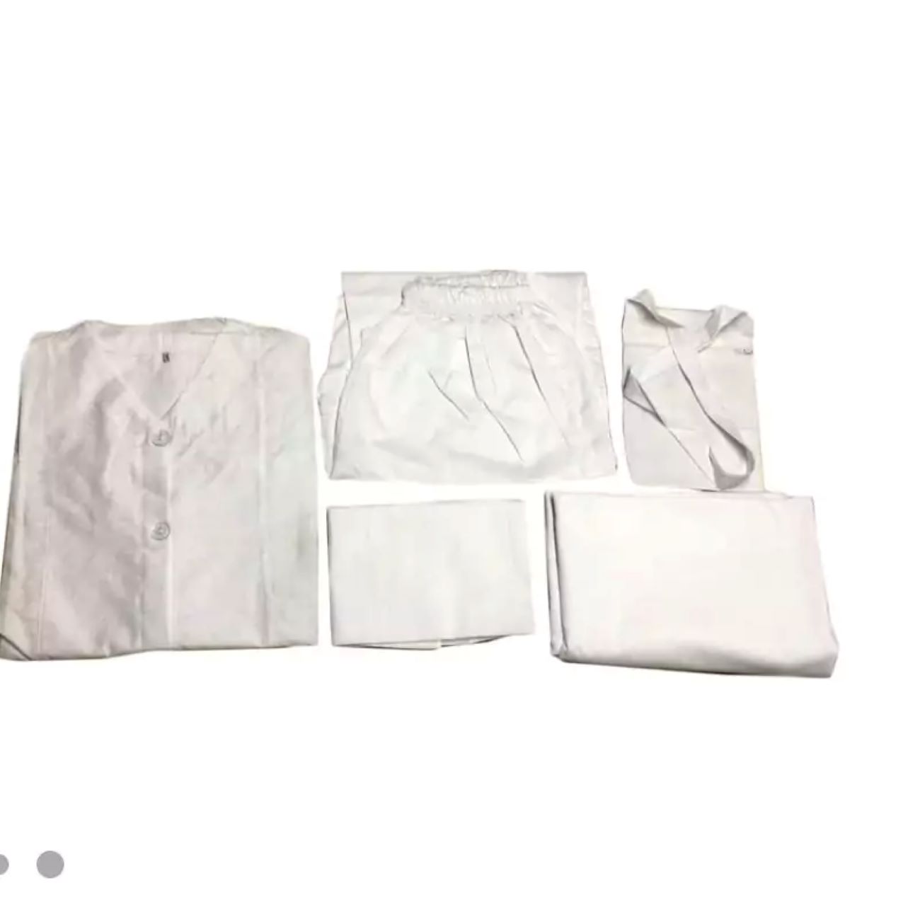 清凉柔软特氯龙女性朝服服装,5件套