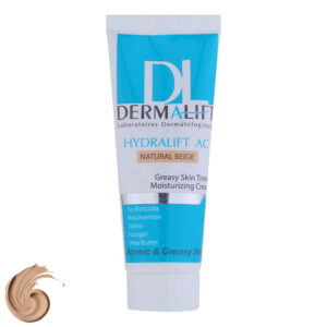 Dermalift 有色保湿霜 – 适合油性肌肤，自然米色，40ml (2支)