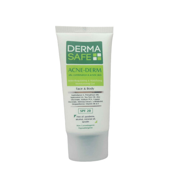 Dermasafe ACNE-DERM 保湿凝胶 – 适合油性皮肤，40毫升