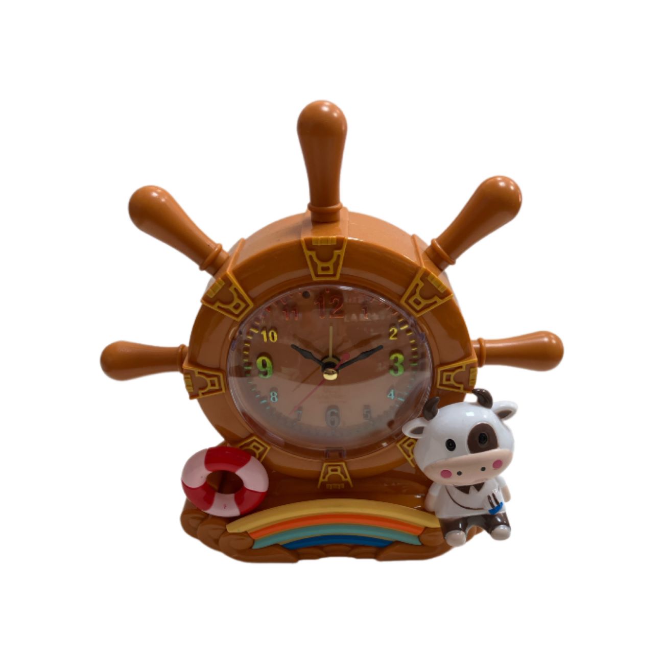 Main image of 船舵与奶牛造型座钟