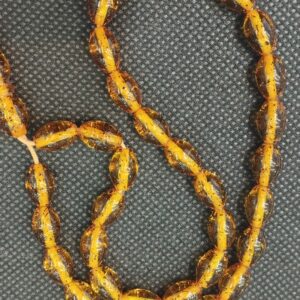 伊斯兰琥珀Celine念珠 —— 闪光纹理，33颗祈祷念珠