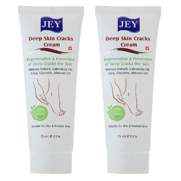 Jey 手足龟裂修复霜 – 75毫升含含羞草款，2支装