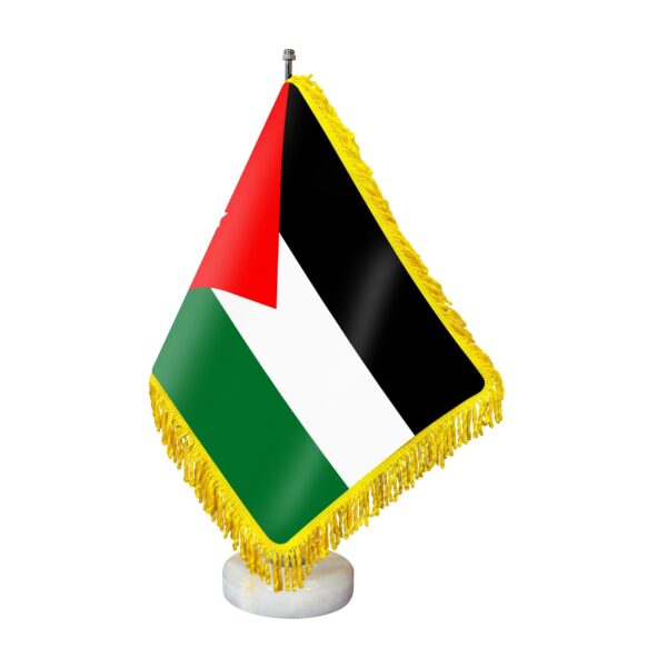 约旦办公桌旗及石座桌旗