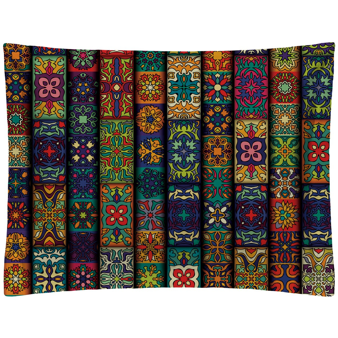 Main image of 波斯几何图案枕套 – 奢华优雅 (2件装)