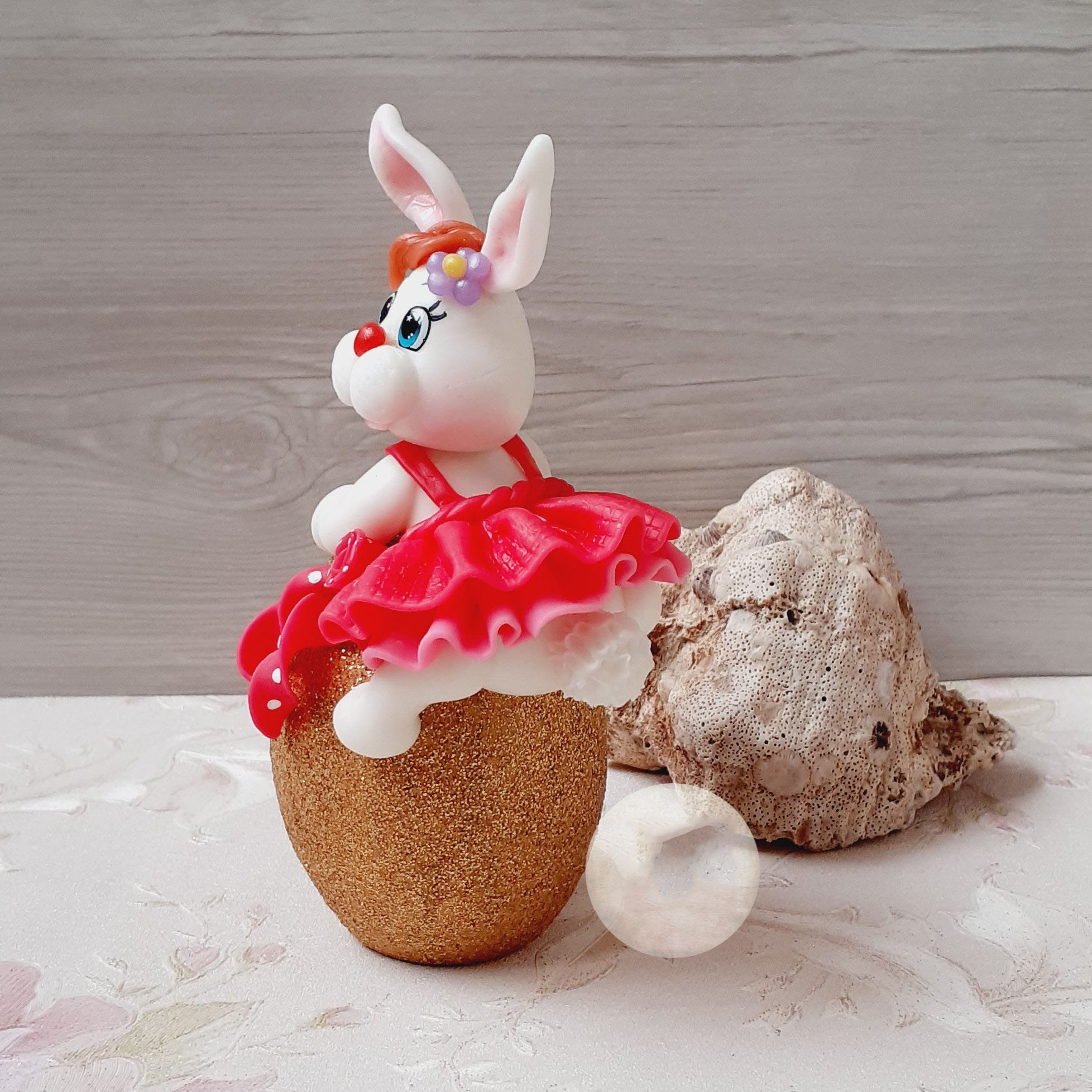 《陶瓷娃娃 — 兔子款,适合诺鲁兹与七件庆典(2件套)》