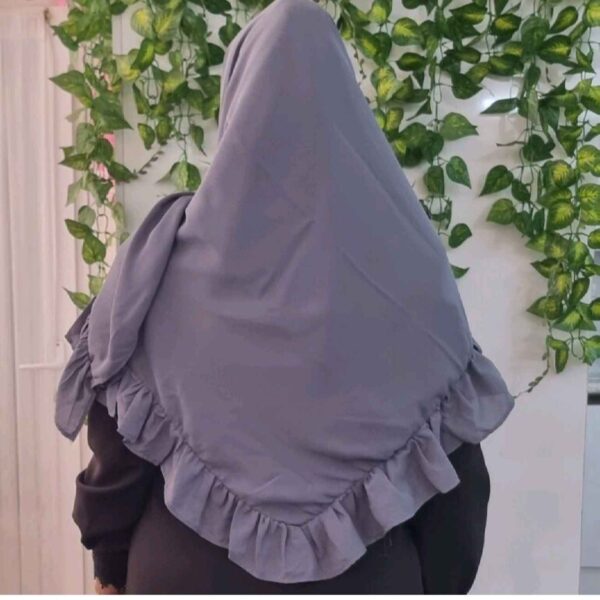 女士围巾 – 聚拢设计，灰色