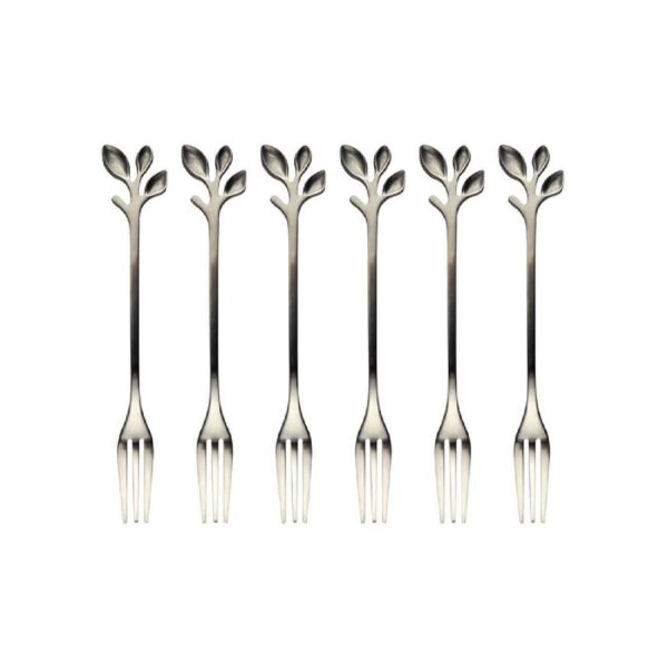 不锈钢叉 – 花瓣图案（6件套）