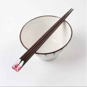 木制筷子 – 马拉斯木春日花卉图案（2双装）