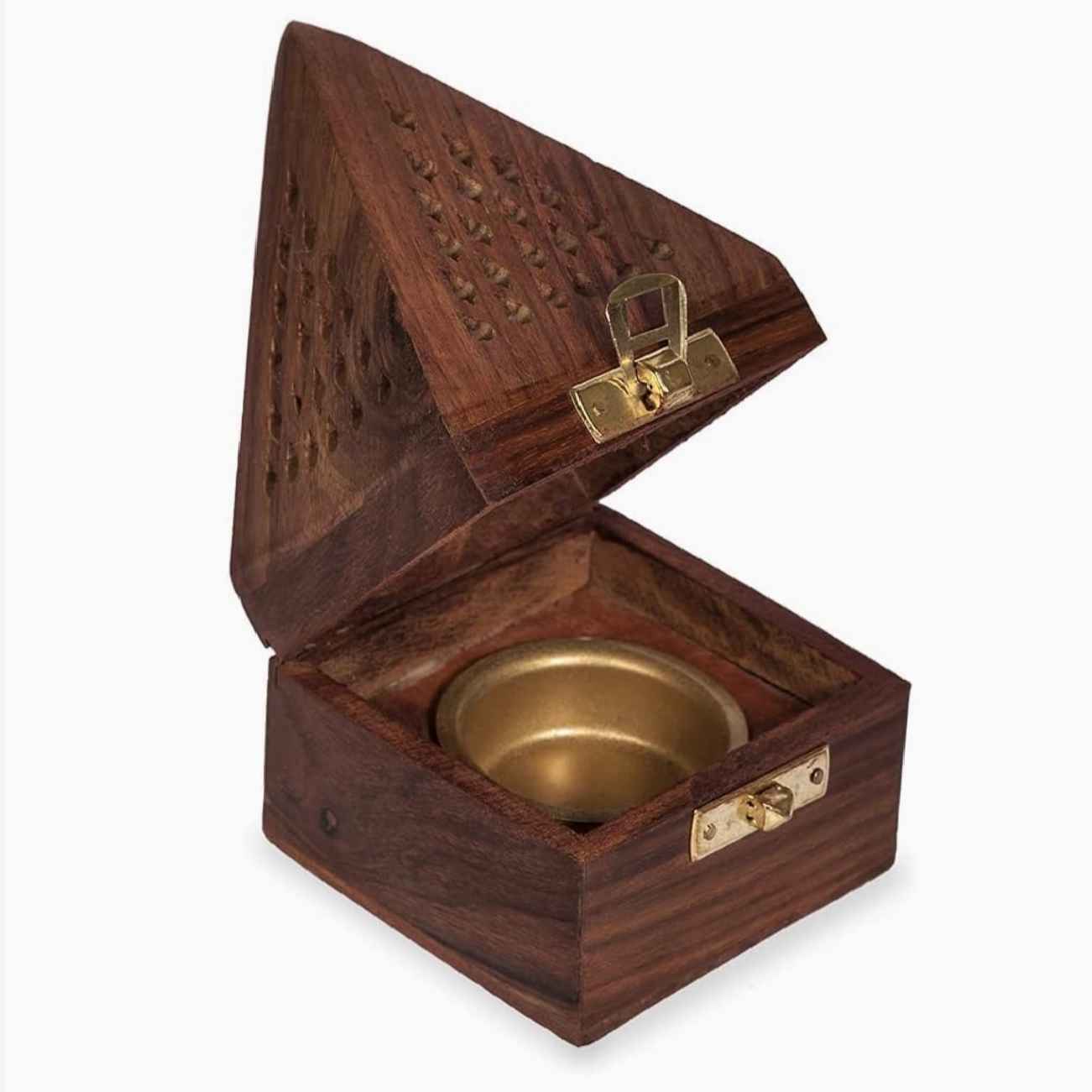 木质 Esfand 与 Bakhoor 烟熏炉 – 小号