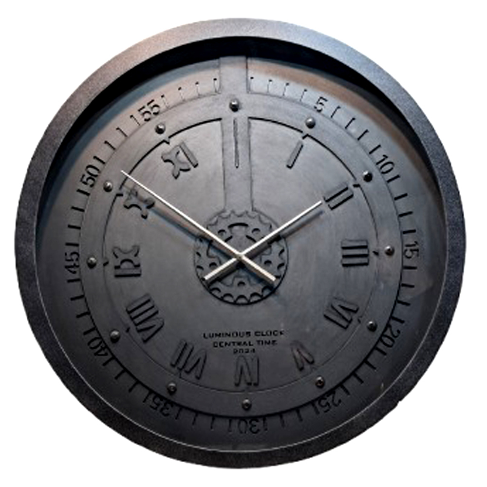 Main image of 木质齿轮挂钟 – 实用与装饰兼具