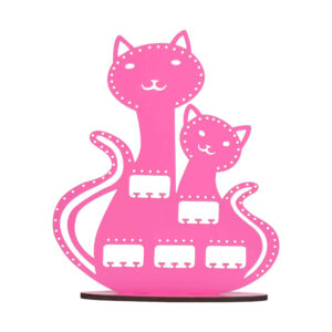 木质首饰收纳架 – 猫咪设计