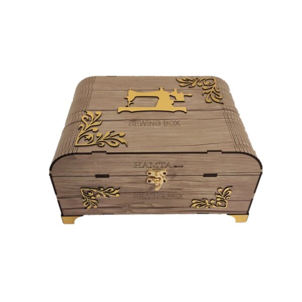 木质多隔层缝纫盒