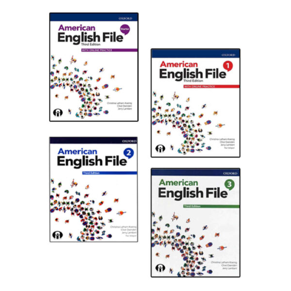 American English File Third Edition by Christina Latham-Koenig and Clive Oxenden – 4 Vols