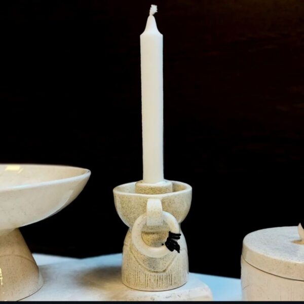 Ceramic Candle Stick Hanging Ring Design for Haft-Seen and Decoration (1)