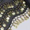 Coin Belly Dance Hip Scarf– Suitable for For Training and Shows