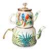 Colorful Enamel Kettle and Teapot Combo – Suitable for Daily Use or Decor (3)