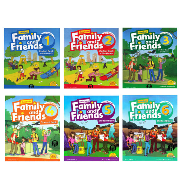 Family and Friends Second Edition by Naomi Simmons – 6 Vols