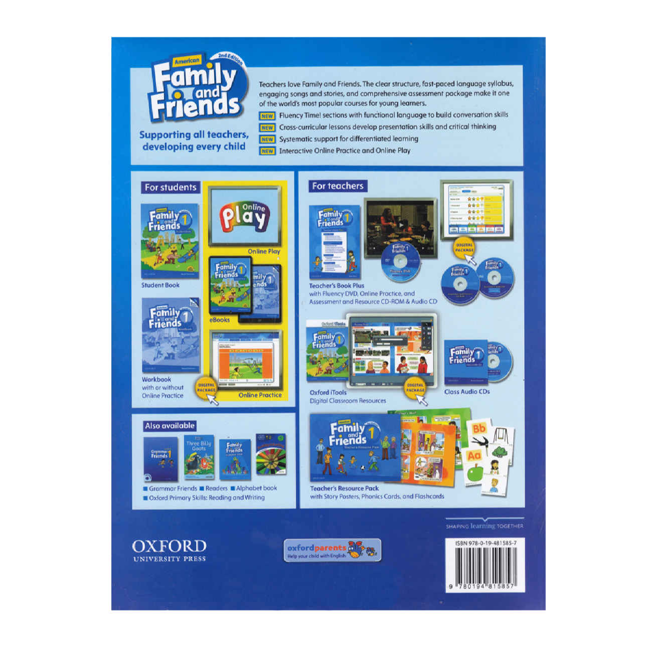 《家庭与朋友 第二版》 作者：Naomi Simmons – 全6册