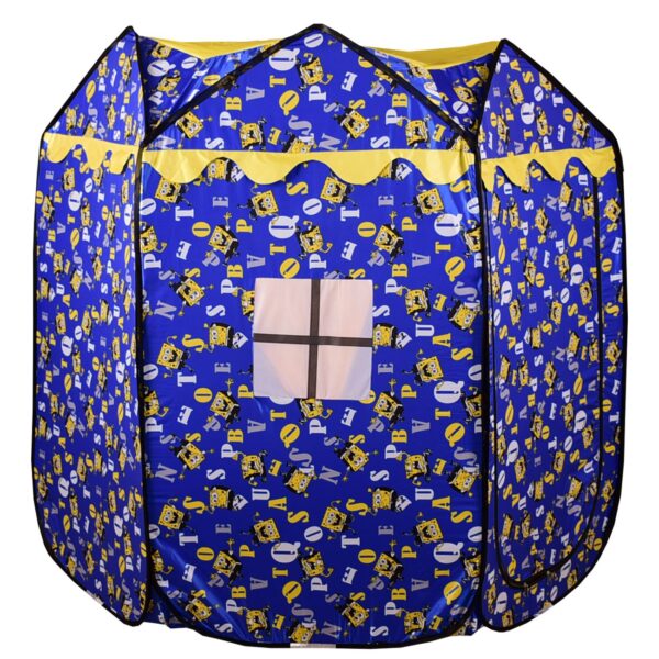 Kids' Play Tent - Castle Model with SpongeBob Design (2)