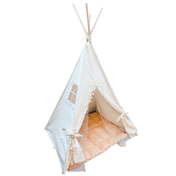 Kids Teepee Play Tent – Lightweight, Washable & Portable Indoor Playhouse