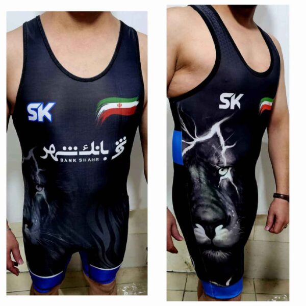Men's Iranian Wrestling Singlet – Sleeveless Style, World-Class Fit (1)
