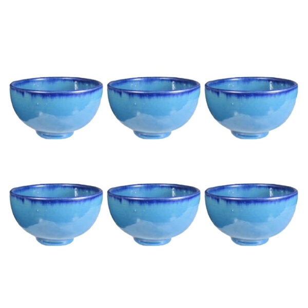 Pottery Dizi Bowl – For Abgoosht, Yogurt, Soup, Ash & Noodles (Set of 6)