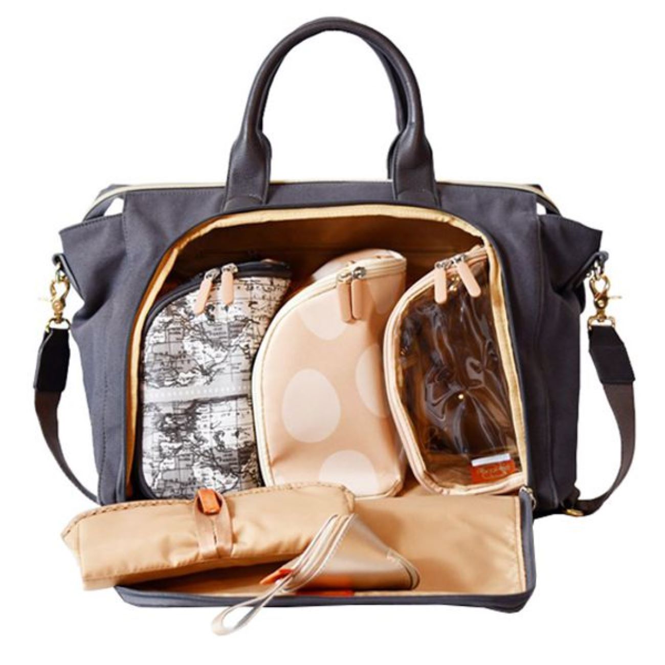 高级妈妈专用尿布背包 – 舒适、时尚且整洁收纳