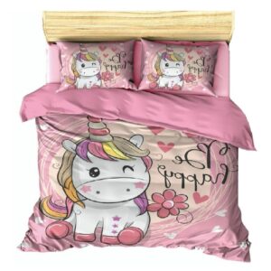 5件套单人床品套装 – 独角兽设计