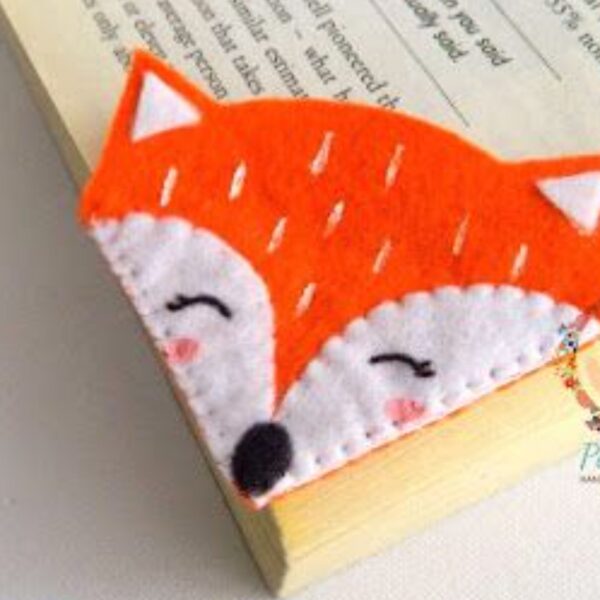 Animal Felt Corner Bookmark – Fun Design Suitable for Children (10x)