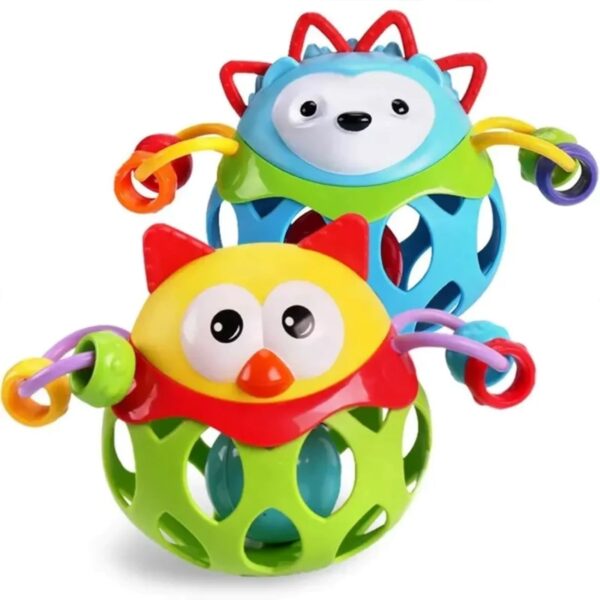Baby Rattle Toy with Soothing Teether (1)