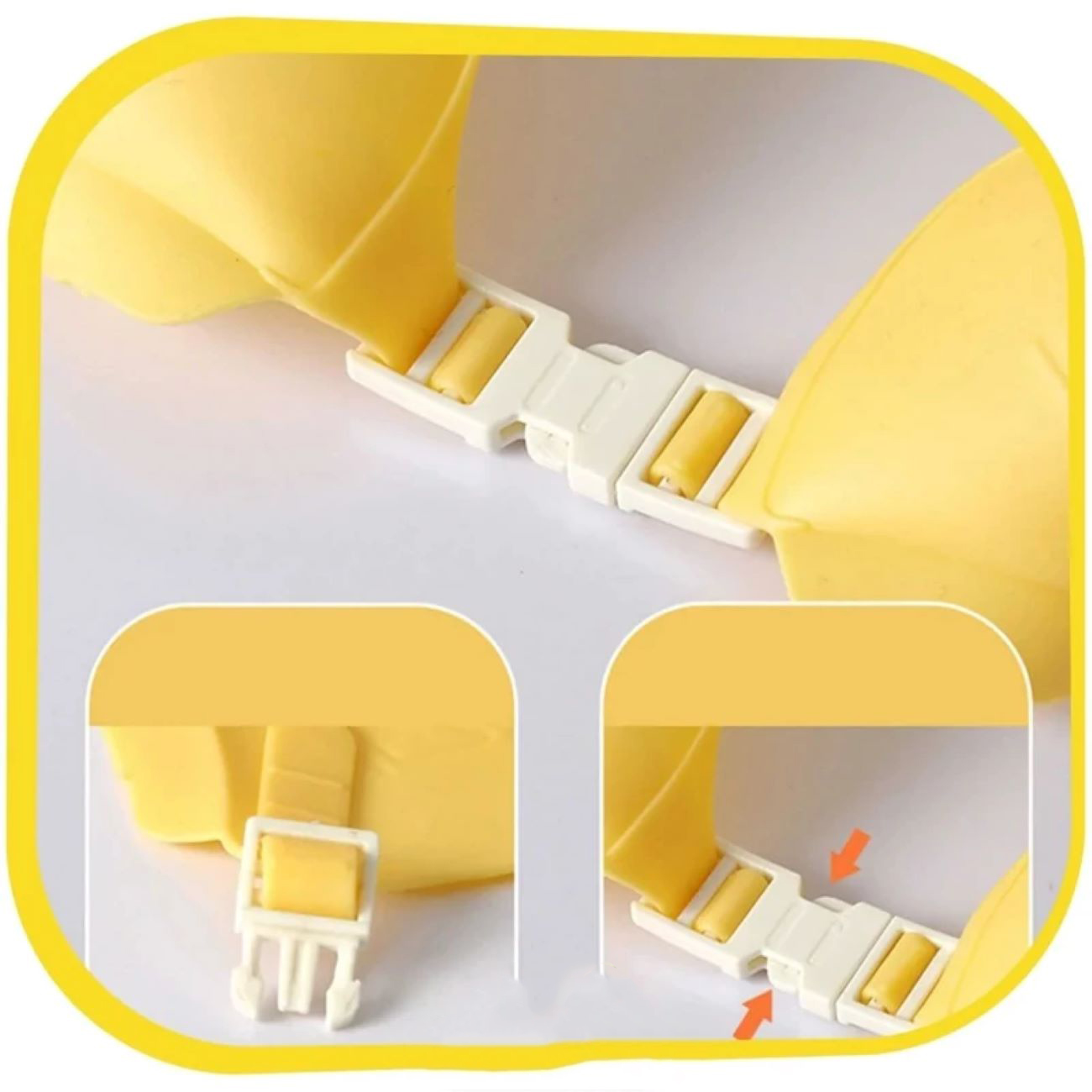 婴儿洗发帽 – 可爱皇冠造型，硅胶材质