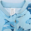 Thumbnail 3: 婴儿运动连体衣 – 藏蓝色鲸鱼图案，纯棉拉链款