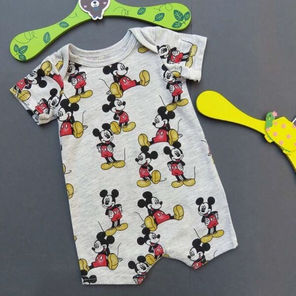 Baby and Toddler Cotton Romper – Original Disney Baby Mickey Mouse (3)