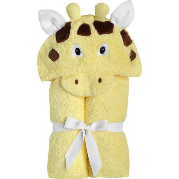 Baby and Toddler Towel, Giraffe Design Sitable for 0-12 Months Size 100x100 cm