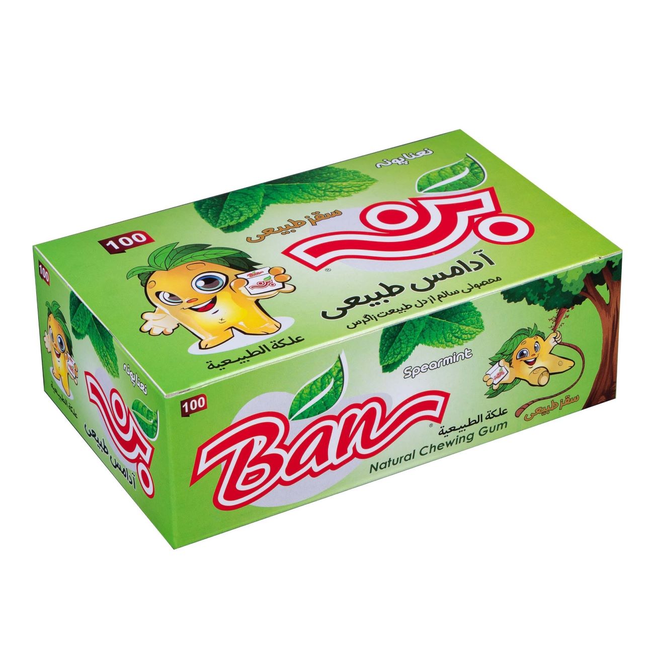 Main image of Ban 天然口香糖 – 留兰香味 (100片装)