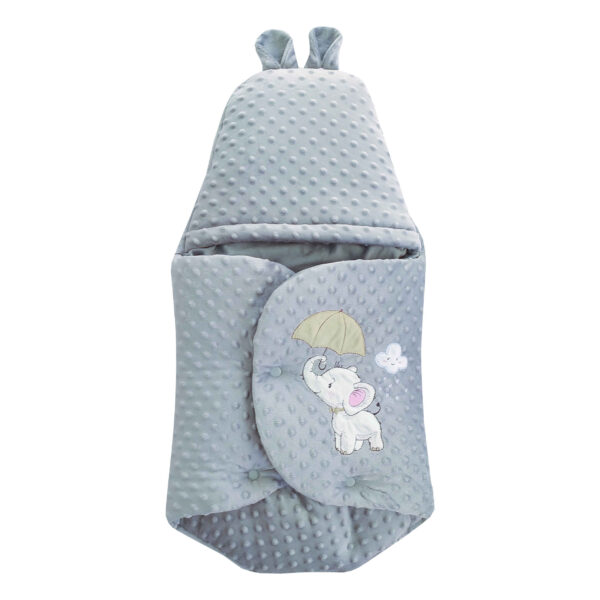 Best Swaddle - Soft, Stretchy & Safe Suitable for Newborn with Elephant Pattern (1)