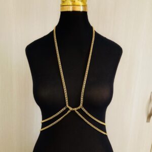 连衣裙身体链 – 优雅设计，适合低背服装